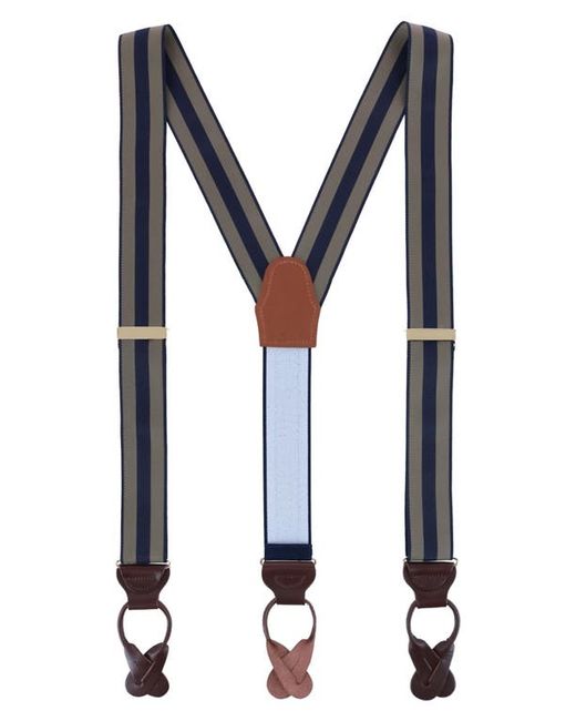 Trafalgar Balint Stripe Grosgrain Suspenders in at