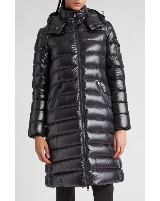 Moncler Moka Quilted Down Long Parka in at 6