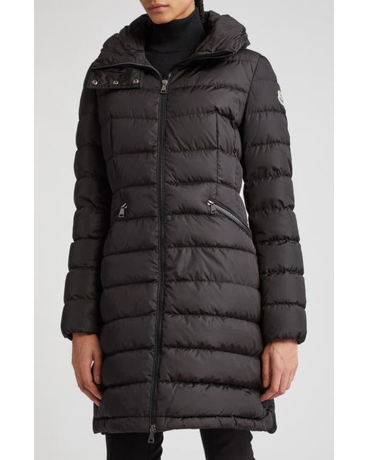 Moncler Flammette Down Coat in at 3