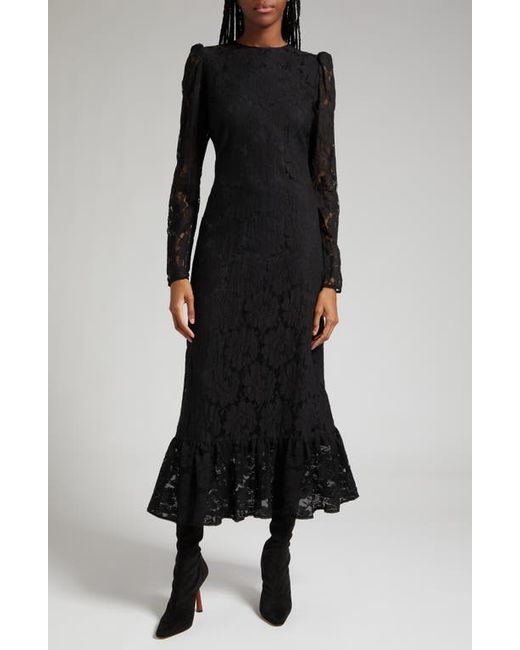 byTiMo Long Sleeve Cotton Blend Lace Dress in at
