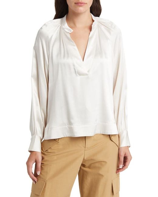 Rails Wynna Satin Popover Blouse in at Xx-Small