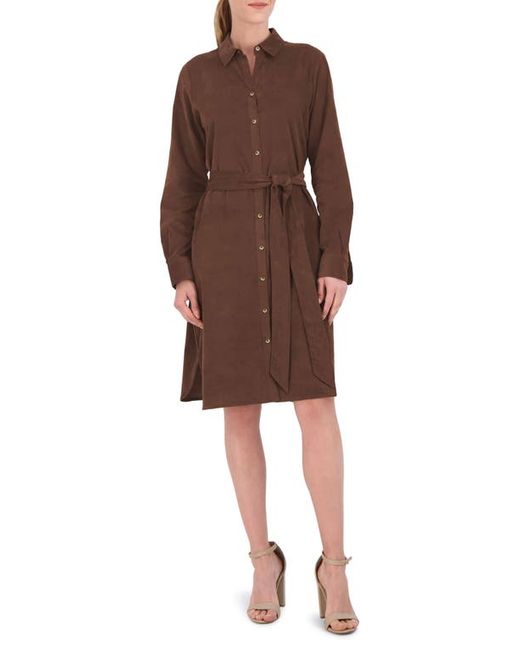 Foxcroft Rocca Long Sleeve Corduroy Shirtdress in at