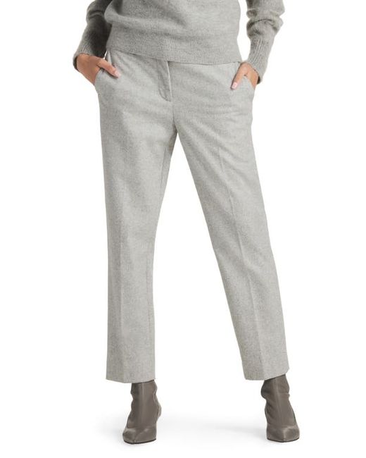 St. John Collection Melange Stretch Wool Flannel Pants in at 0