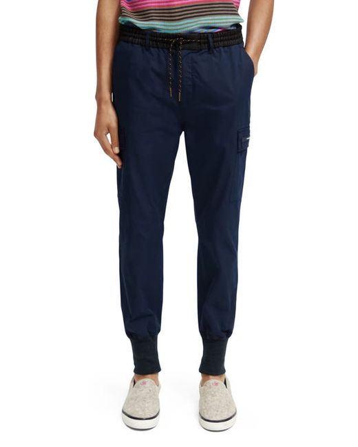 Scotch & Soda Cotton Blend Cargo Joggers in at Small