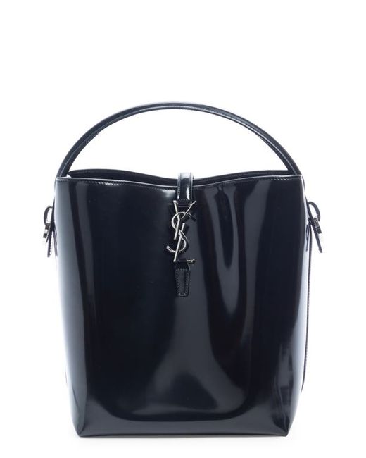 Saint Laurent Le 37 Leather Bucket Bag in at