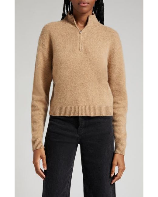 The Elder Statesman Half Zip Cashmere Sweater in at Small