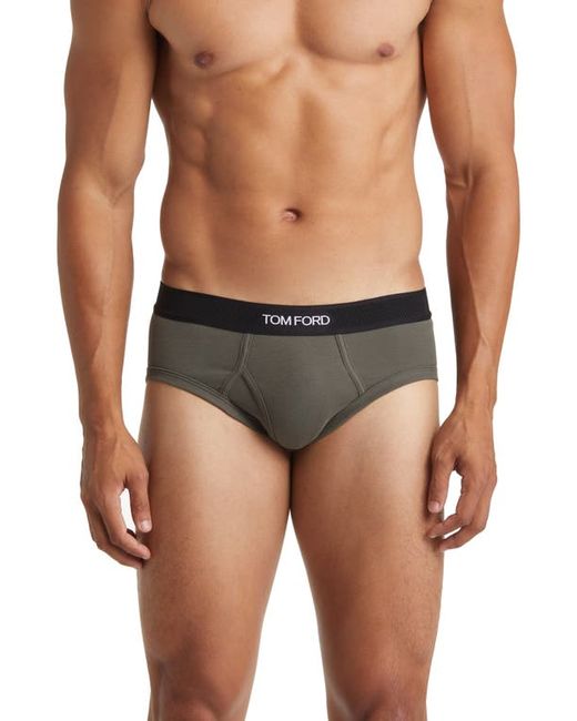 Tom Ford Cotton Stretch Jersey Briefs in at Small