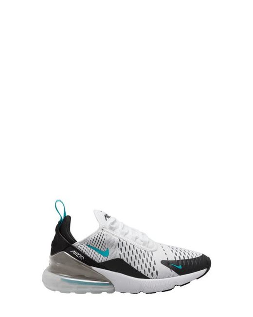 Nike Air Max 270 Sneaker in White/Cactus/Black at