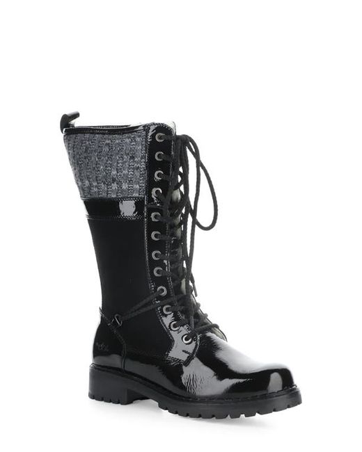 Bos. & Co. Bos. Co. Haven Waterproof Boot in Patent/Suede/Ska at 5.5Us