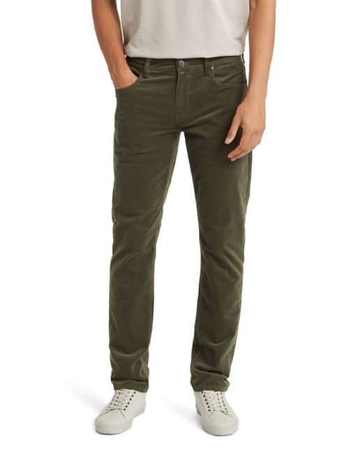 Paige Federal Corduroy Slim Straight Leg Pants in at 30
