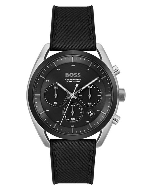 Boss Top Fabric Strap Chronograph Watch in at