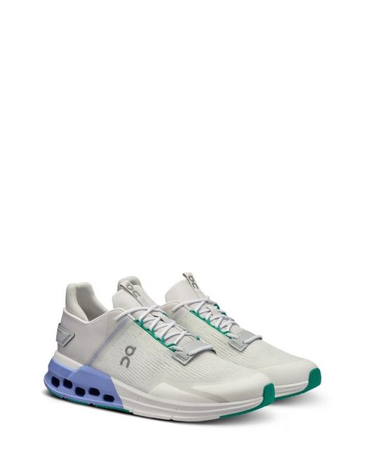 On Cloudnova Flux Sneaker in Undyed Neptune at 8