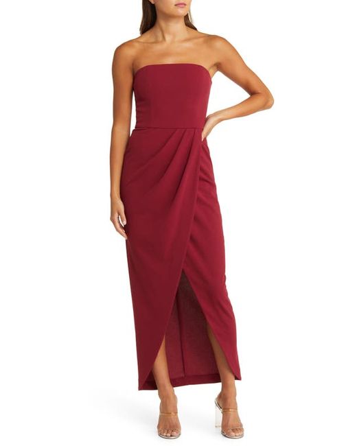 Wayf The Angelique Strapless Tulip Gown in at X-Small