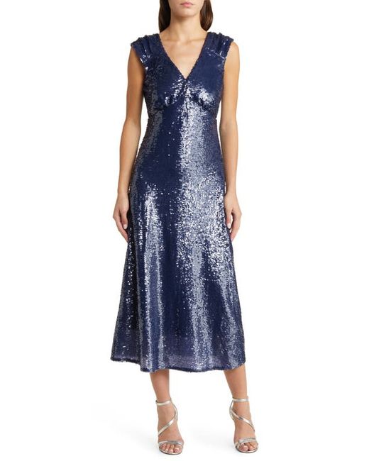 Adelyn Rae Konnie Sequin Midi Dress in at X-Small
