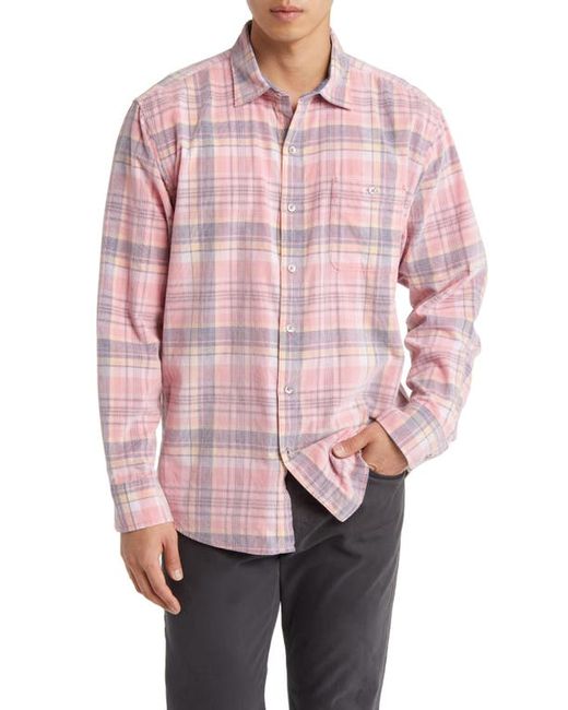 Tommy Bahama Coastline Tranquil Check Cotton Corduroy Button-Up Shirt in at Medium