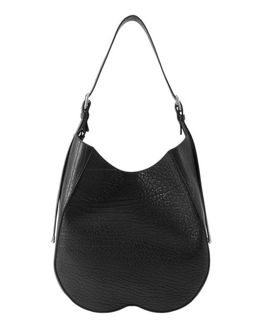 Burberry Medium Chess Leather Hobo Bag in at
