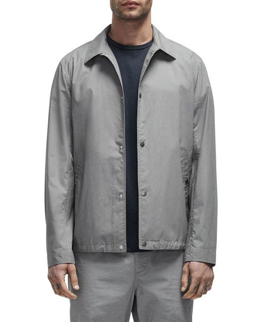 Rag & Bone Cotton Snap-Up Coach Jacket in at X-Small