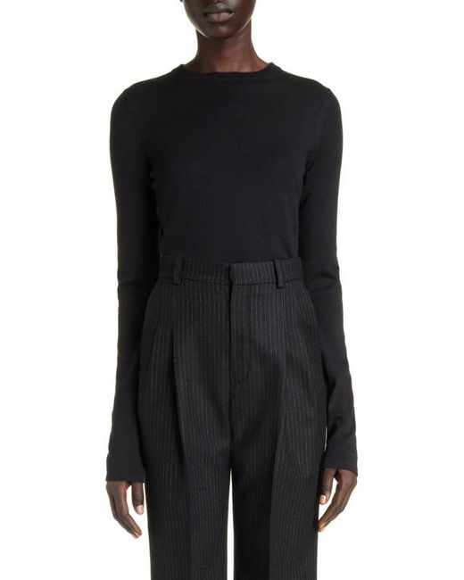 Saint Laurent Wool Silk Sweater in at