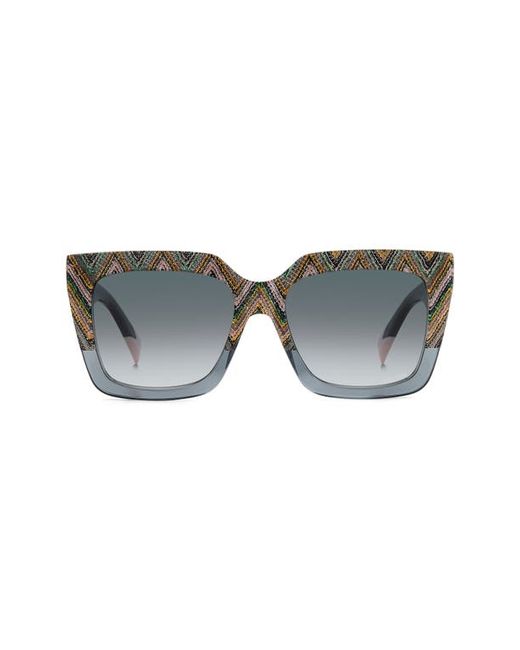 Missoni 55mm Square Sunglasses in Grey Pattern at