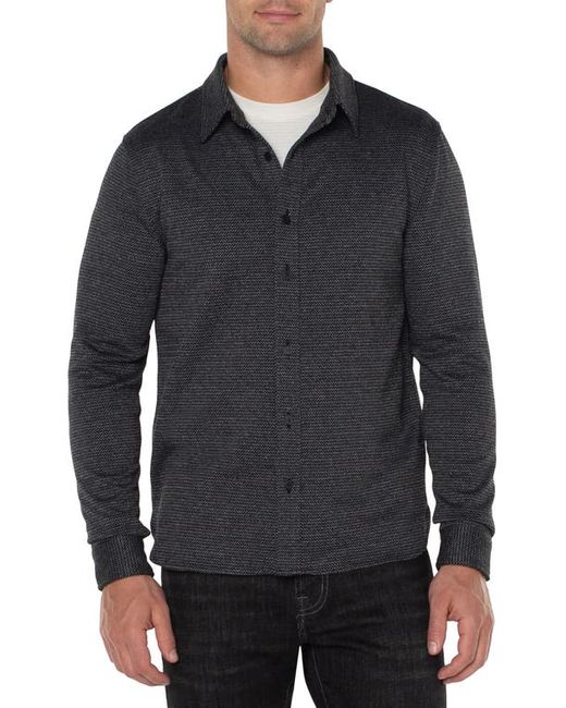 Liverpool Los Angeles Knit Long Sleeve Button-Up Shirt in at Small