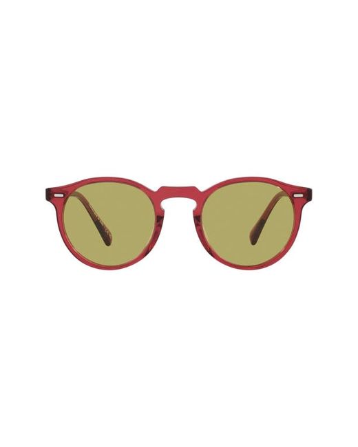 Oliver Peoples 50mm Polarized Round Sunglasses in at