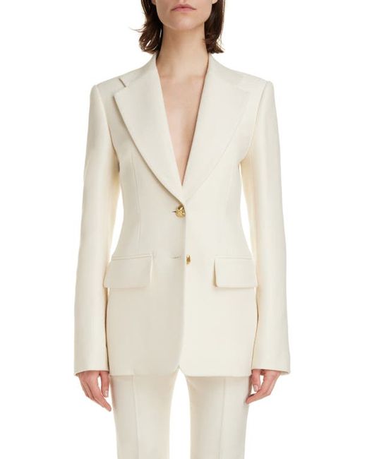 Chloé Tailored Wool Cashmere Blazer in at