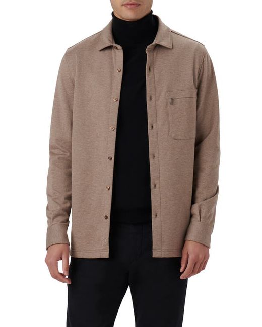 Bugatchi Cotton Blend Shirt Jacket in at Small