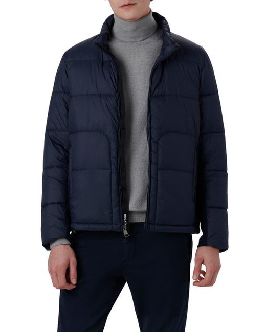 Bugatchi Water Resistant Zip-Up Puffer Jacket in at Small