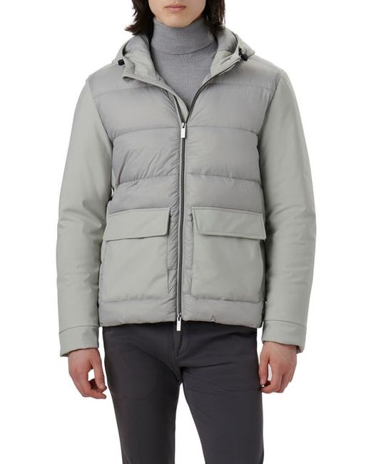 Bugatchi Water Resistant Hooded Puffer Jacket in at Small