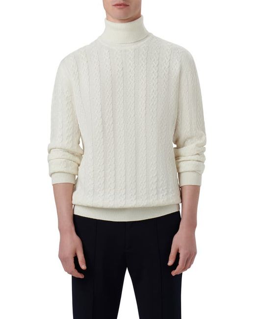 Bugatchi Cabled Turtleneck in at Small