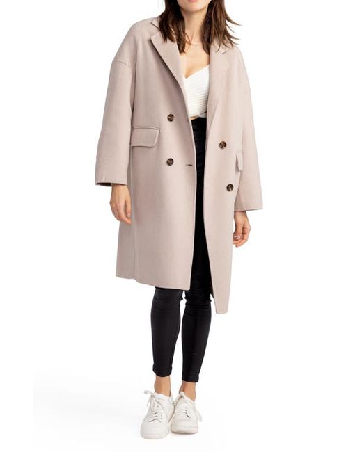 Belle And Bloom Amnesia Oversized Wool Blend Coat in at X-Small