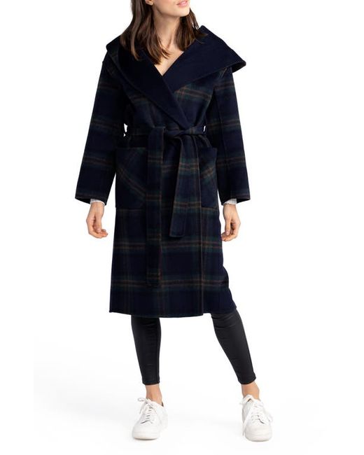 Belle And Bloom Arcadia Oversize Belted Wool Blend Coat in at X-Small