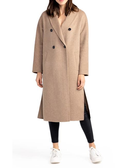 Belle And Bloom Guest List Oversize Double Breasted Wool Blend Coat at X-Small