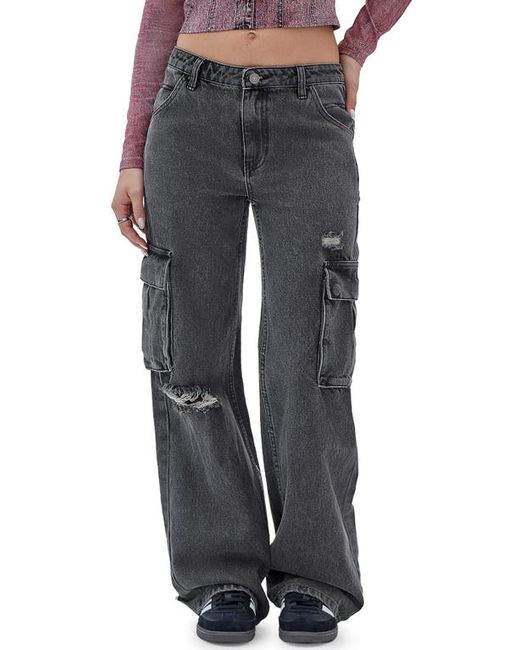 GUESS Originals Go Kit Distressed Cargo Jeans in at 27 X 32
