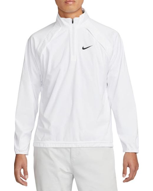 Nike Golf Repel Tour Water-Resistant Half Zip Golf Jacket in Black at