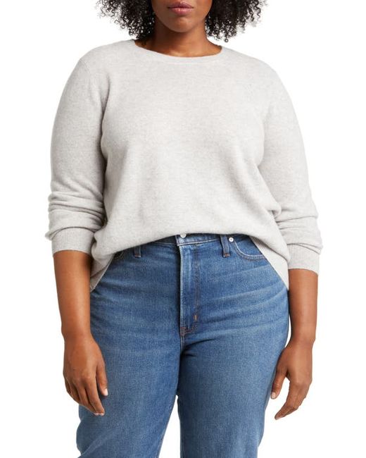 Nordstrom Cashmere Crewneck Sweater in at 1X