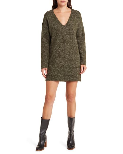 Treasure & Bond Oversize Long Sleeve Sweater Dress in at Xx-Small