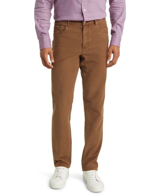 Faherty Stretch Terry Slim Straight Leg Five-Pocket Pants in at 31 X 32