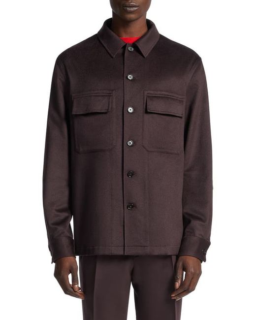 Z Zegna Oasi Cashmere Overshirt in at