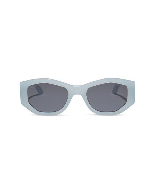 Diff Zeo 52mm Geometric Sunglasses in Grey at