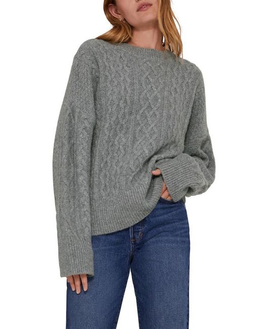 Favorite Daughter Oversize Cable Knit Sweater in at X-Large