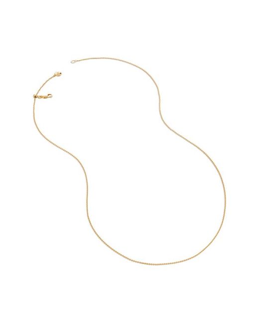 Monica Vinader Fine Chain Necklace in at