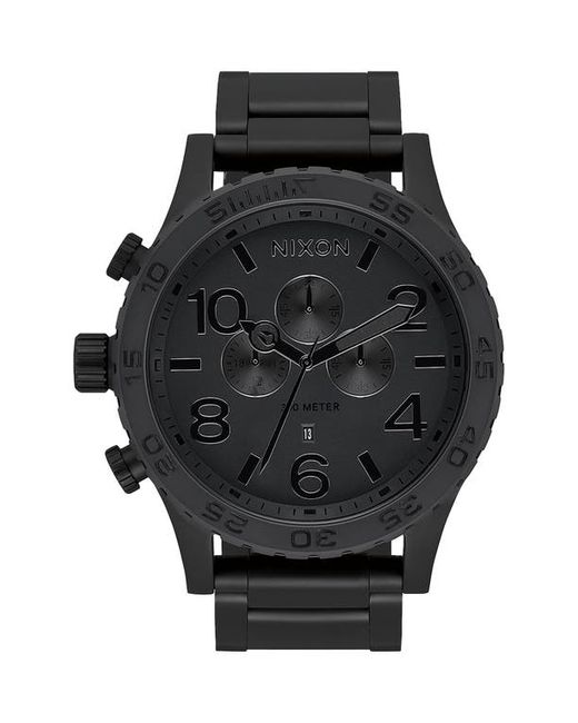 Nixon 51-30 Chronograph Bracelet Watch 51mm in All Matte at