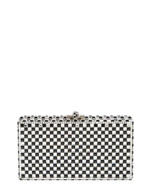 Judith Leiber Couture Chessboard Crystal Clutch in at