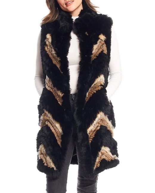 Donna Salyers Fabulous Furs Kayce Faux Fur Vest in at X-Small