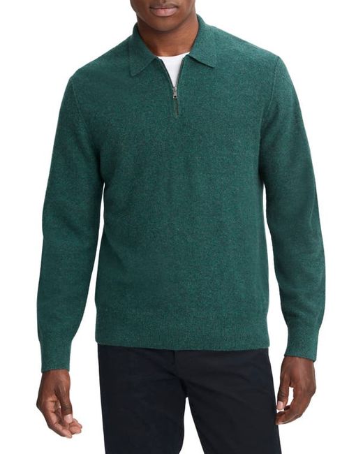 Vince Quarter Zip Boiled Cashmere Sweater in at X-Large