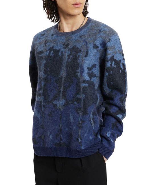 John Varvatos Alvaraes Abstract Cashmere Crewneck Sweater in at X-Small