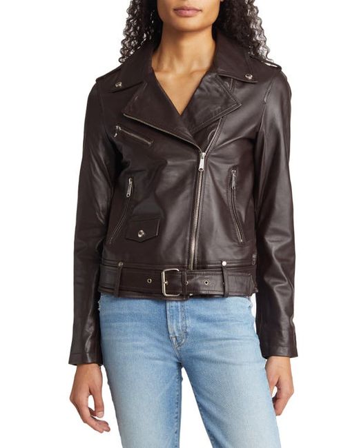 Sam Edelman Belted Moto Jacket in at X-Small
