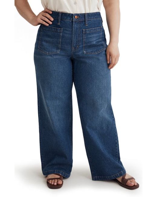 Madewell The Perfect Vintage Patch Pocket Wide Leg Jeans in at 14W