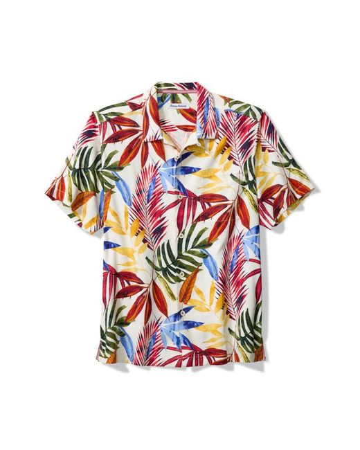 Tommy Bahama Soriano Fronds Silk Blend Camp Shirt in at 1Xb